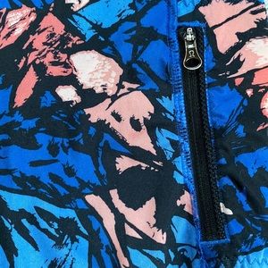 Lululemon Inspire Tight II 7/8 Luxtreme; Size 6; Paint Storm Harbor Blue Multi